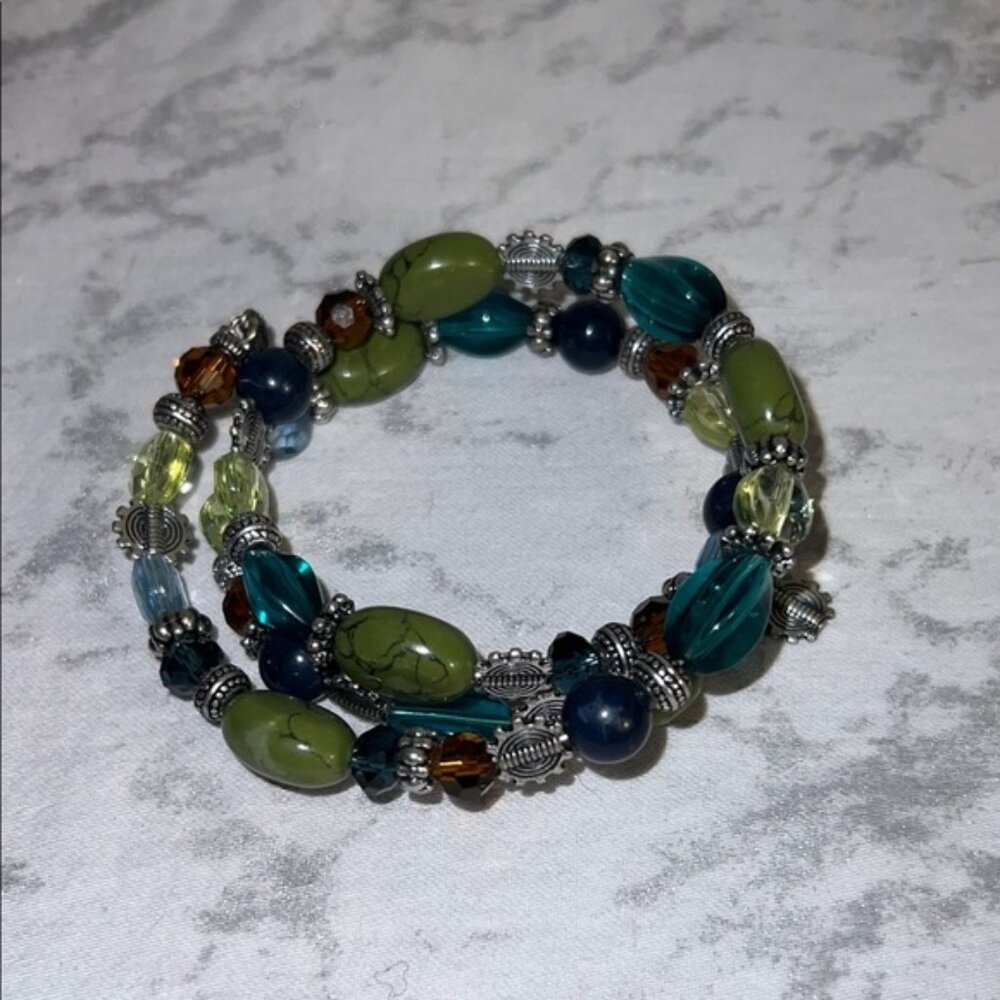 Premier Designs Spiral Coil Costa Rica Fashion Bracelet 2* 42825